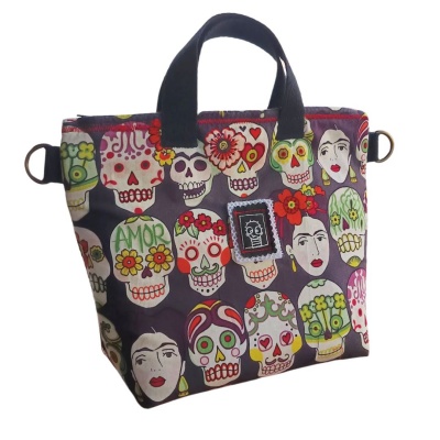 Bolsa tela frida berenjena Alexander Henry